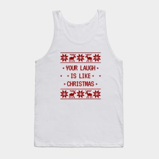 Wynonna Earp Christmas - Red Font Tank Top